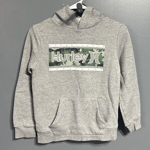 Hurley Gray Camo Logo Crewneck Sweater